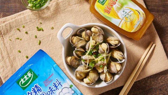 美极鲜蒸蛏子
