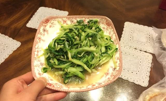 素炒鸡毛菜
