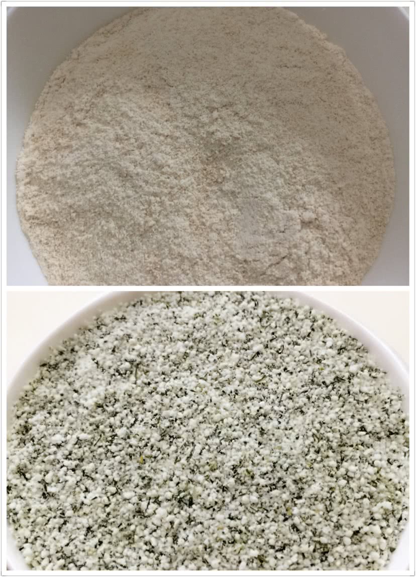 松糕【原味&抹茶】的做法图解3
