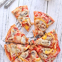 #福气年夜菜#蔬菜牛肉披萨的做法图解7