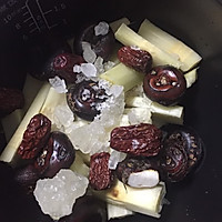 冰糖甘蔗葧荠红枣甜品的做法图解2