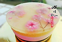樱花水果慕斯蛋糕#浪漫樱花季#的做法