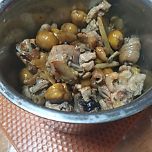 板栗茶油豆豉焖鸡