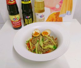 #味达美·名厨汁味正当夏#凉拌荞麦面的做法