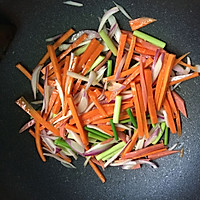 黑米糊+拉花+三丝炒面的做法图解13