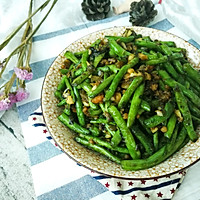 干煸四季豆的做法图解6