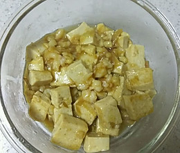 虾仁肉末豆腐的做法