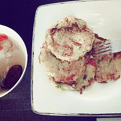 土豆火腿黄瓜鸡蛋饼