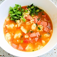 番茄疙瘩汤的做法图解8