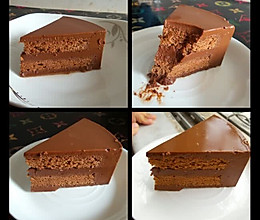 巧克力慕斯蛋糕。。。美丽美味美好。集美于一身的甜点。的做法