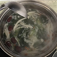 猪肝菠菜粥的做法图解6