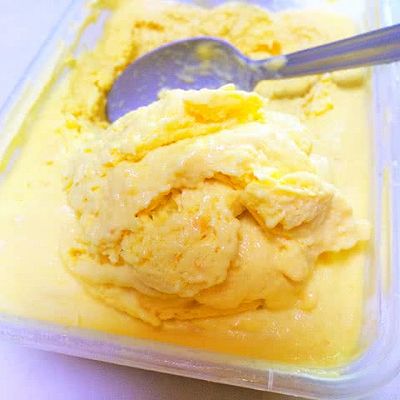 冰涼夏日無敵美味的芒果雪糕