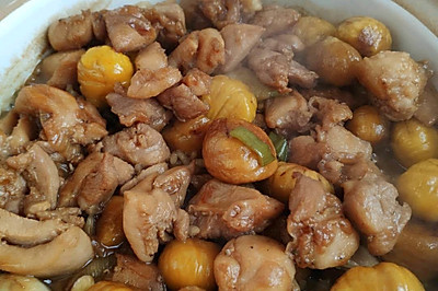 板栗鸡块煲