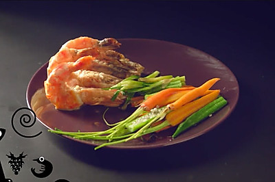 姜葱焗虎虾