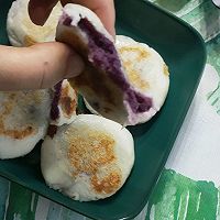 山药紫薯饼的做法图解9