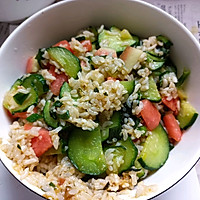 西瓜炒饭的做法图解1