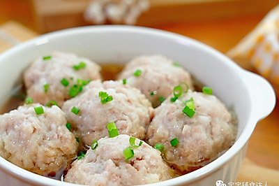 清蒸山药肉丸子【宝宝辅食】