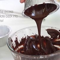 不用烤箱的树莓巧克力杯的做法图解4