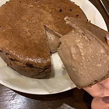 巴斯克巧克力流心芝士蛋糕➕双皮奶