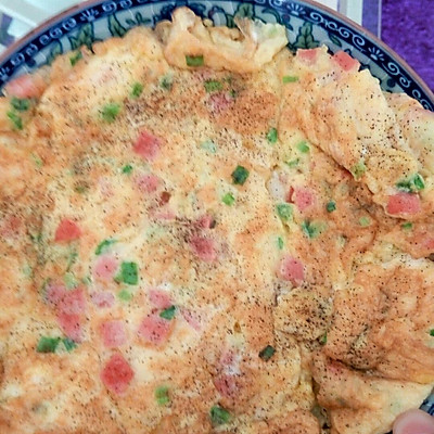 香葱火腿鸡蛋饼