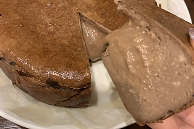 巴斯克巧克力流心芝士蛋糕➕双皮奶
