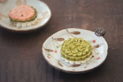 斑斓栗子蒸米糕