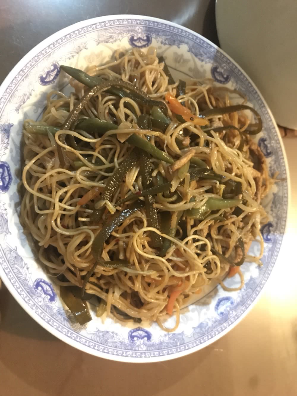 Steamed noodles