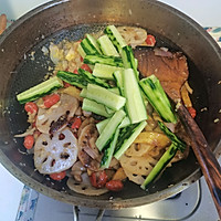 蒜蓉藕片土豆龙虾尾的做法图解6