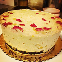 芒果芝士蛋糕+玫瑰镜面的做法图解5