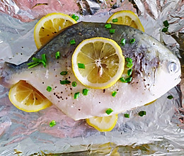 夏日清爽版柠檬盐烤金鲳鱼的做法