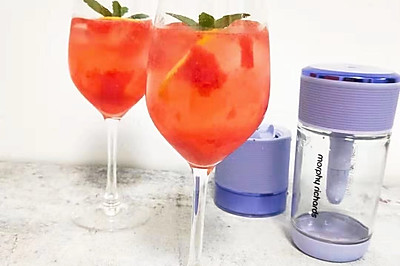 草莓气泡酒 好看好喝冰爽一夏