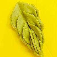 #唯有美食最粽要#菠菜柳叶馒头的做法图解19