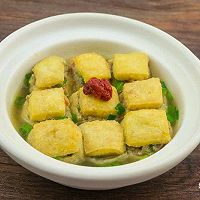 鸡汤酿豆腐泡#方太一代蒸传#的做法图解11