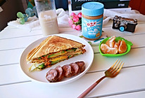 #四季宝蓝小罐#花生酱三明治的做法