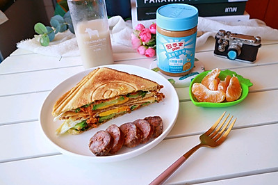 花生酱三明治