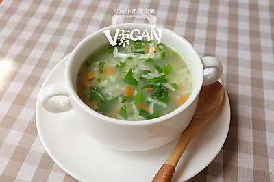 清香芹菜粥