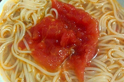 西红柿挂面汤