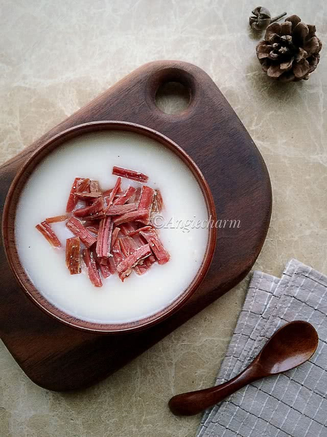 山药火腿浓汤的做法