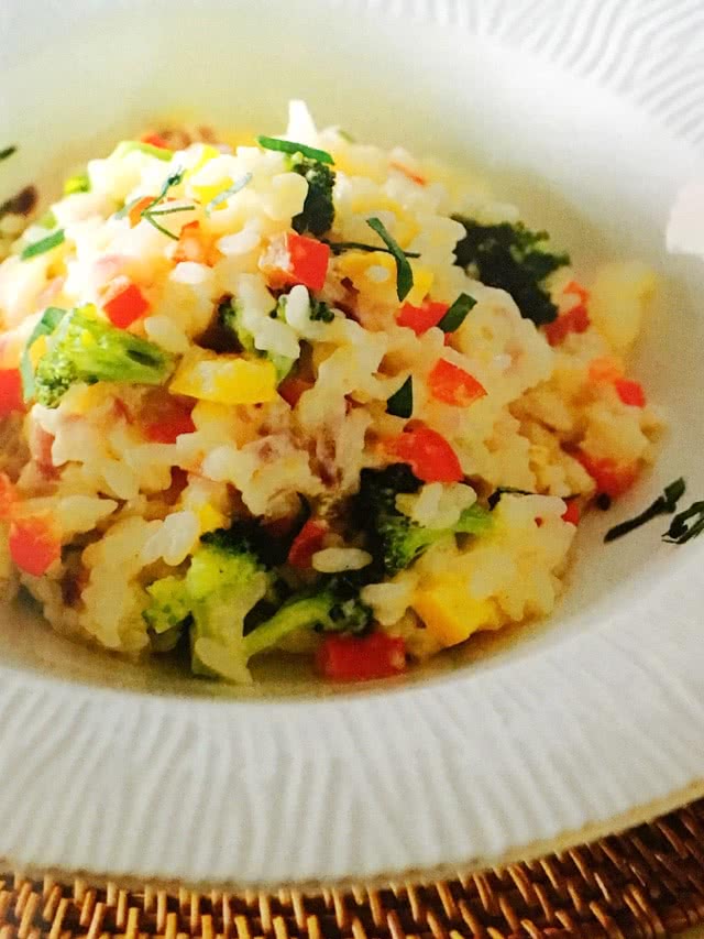 奶油蔬菜烩饭