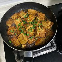 #下饭红烧菜#红烧香煎豆腐的做法图解7