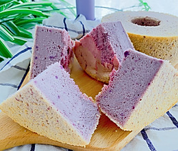 超爱的梦幻紫‼️不变色的紫色戚风蛋糕㊙️有技巧的做法
