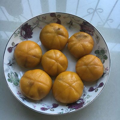 自制南瓜紫薯饼（无糖版）