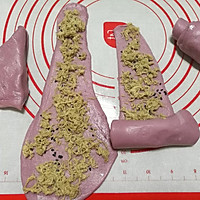 淡奶油紫薯肉松小面包的做法图解5