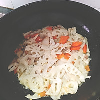 肉末脆藕的做法图解3