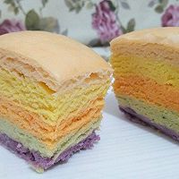 彩虹发糕的做法图解4