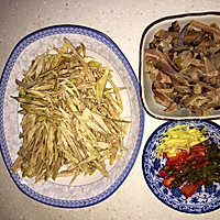 笋丝小炒肉+#我要上首页，夏日清爽家常菜#的做法图解1