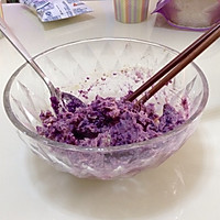 紫薯椰蓉饼干的做法图解3