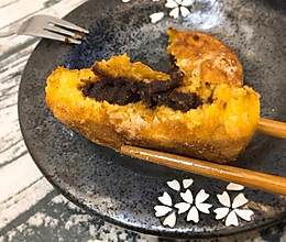豆沙桂花南瓜饼的做法