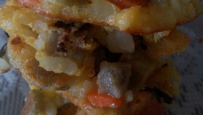 杂粮煎蛋饼