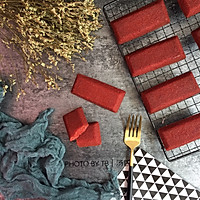 红丝绒费南雪#美的FUN烤箱•焙有FUN儿#的做法图解9